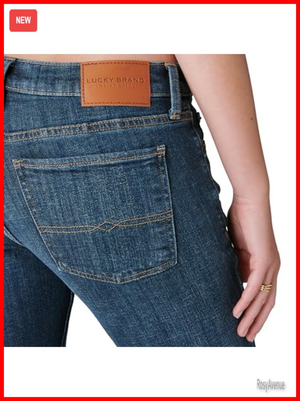 Mid Rise Easy Rider Bootcut Jeans Classic 5-Pocket - Picture 6 of 6